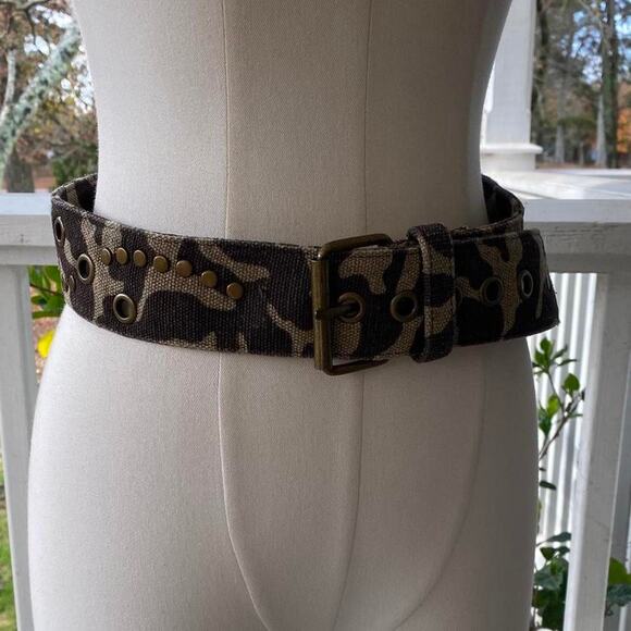 no brand Accessories - y2k Camo print belt